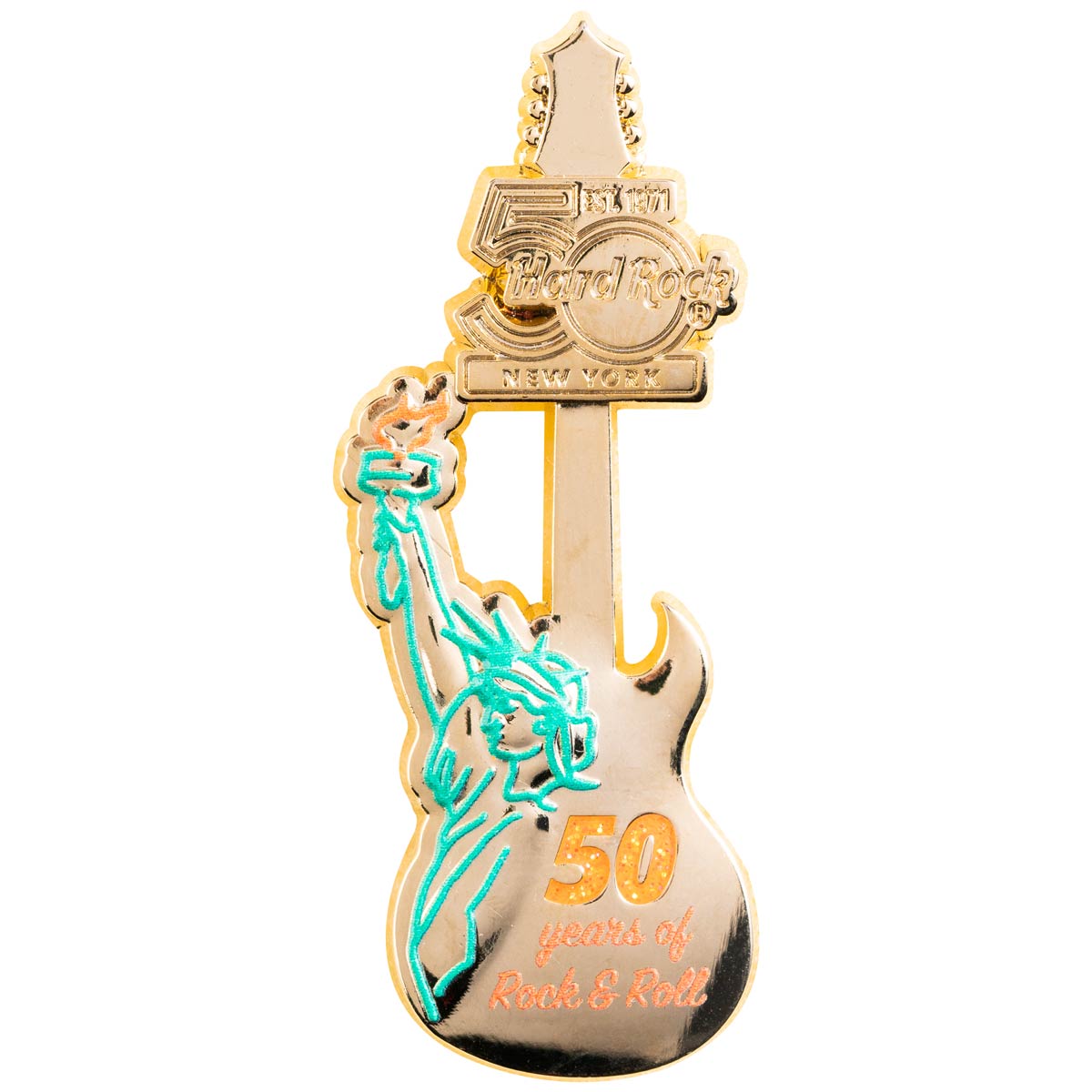 50th 3D Gold Silhouette Guitar LE Series image number 3